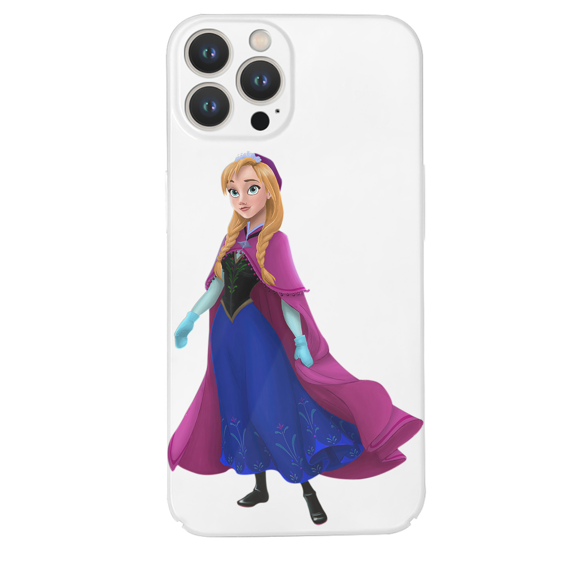 （画像用） アナと雪の女王 アンナ エルサ Frozen Anna Elsa 【iPhone 14シリーズ対応】ハードケース